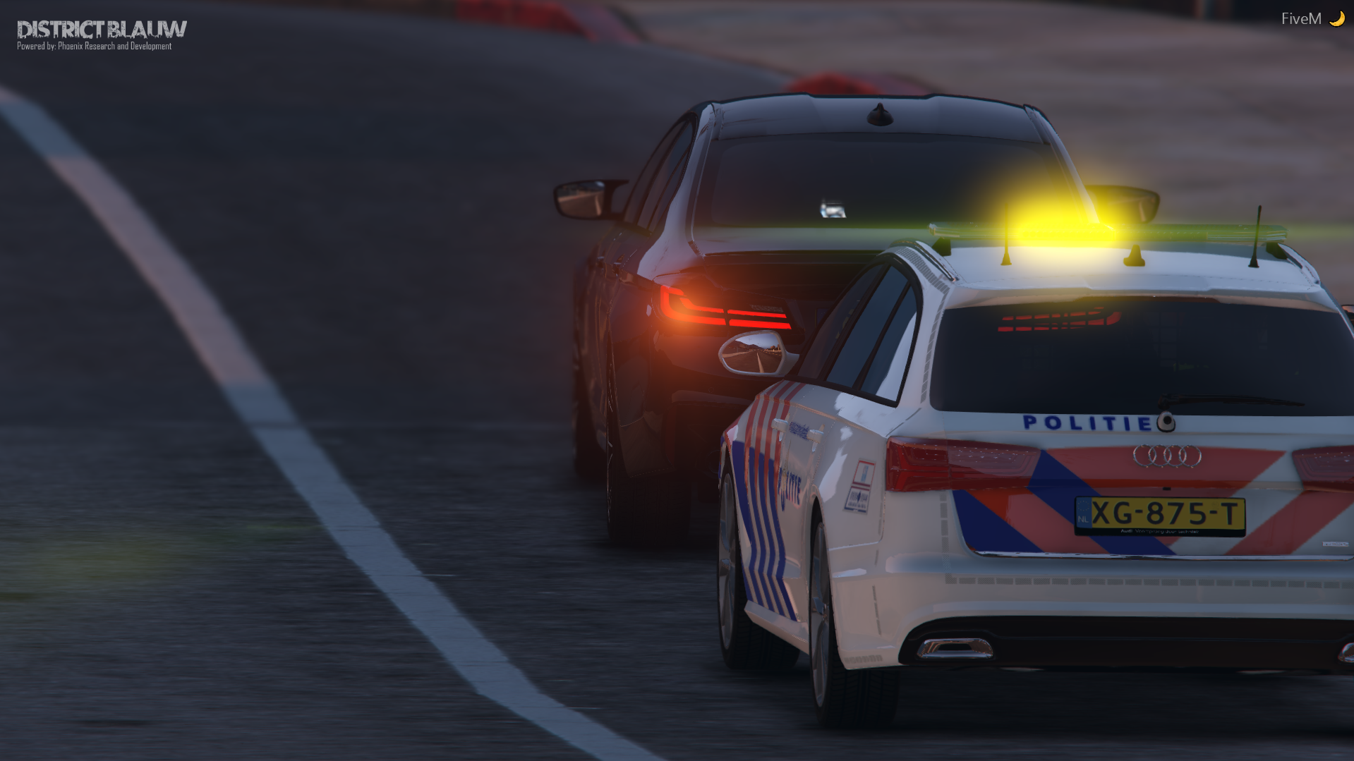 District Blauw sfeerbeeld